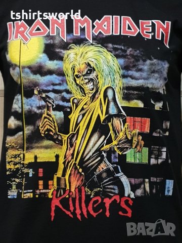 Нова мъжка тениска с дигитален печат на музикалната група IRON MAIDEN - KILLERS, снимка 9 - Тениски - 37106941