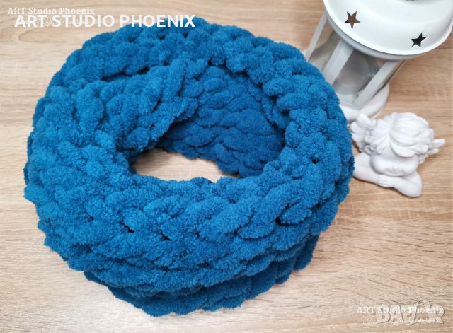 Шалове, Шапки, Гети, Ръкавички за Проклето Време, ръчна изработка, избор на цветове, снимка 3 - Шалове - 35215940