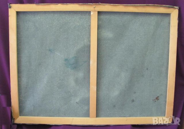 Много Голяма Картина Масло Платно Подписана 100х70см., снимка 7 - Картини - 43224764