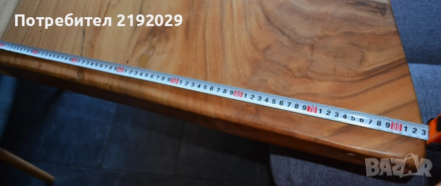 МАСА масив, Дъждовно дърво, със „жив ръб“, цяло парче, стоманена основа, снимка 8 - Маси - 51491753