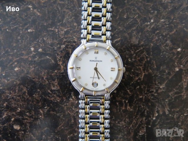 Ретро часовник Romanson Prestige RP9632M, 24K златно покритие, снимка 1 - Дамски - 43479724