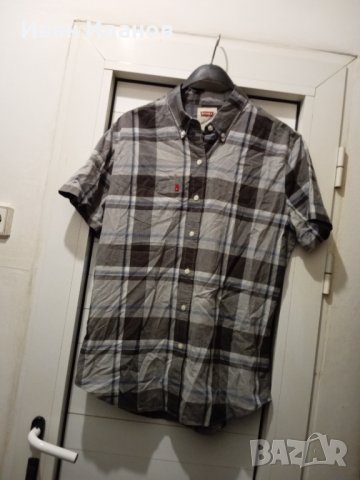 Оригинална риза с къс ръкав Levi's - размер М - 10лв, снимка 1 - Ризи - 43010670