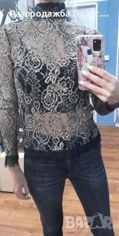 Официална дантелена блуза S , снимка 8 - Блузи с дълъг ръкав и пуловери - 38230269
