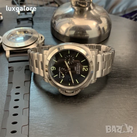 Мъжки часовник PANERAI Luminor 1950 3 Days GMT с автоматичен механизъм, снимка 4 - Мъжки - 50953272