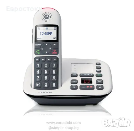 Безжичен телефон Motorola CD5011 DECT 6.0 с телефонен секретар