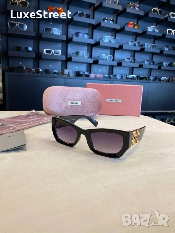 MIU MIU 🤍 Дамски Слънчеви Очила, снимка 11 - Слънчеви и диоптрични очила - 53468028