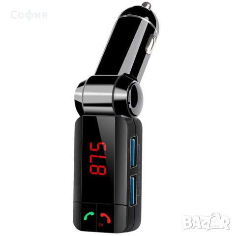 Bluetooth за кола (MP3player  FM предавател  зарядно USB и Bluetooth)