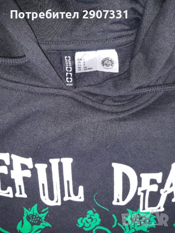 суичър с качулка (hoodie) групи Greatful Dead, снимка 2 - Суичъри - 40419686
