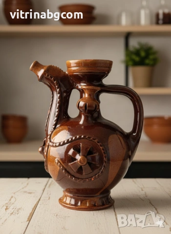 Троянска керамика- кана за вино, ракия