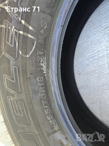 Гуми Bridgestone 255/70 R18, снимка 4 - Гуми и джанти - 51690609