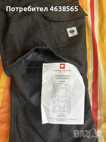 Нов работен дънков карго панталон Engelbert Strauss, снимка 2 - Панталони - 53174857