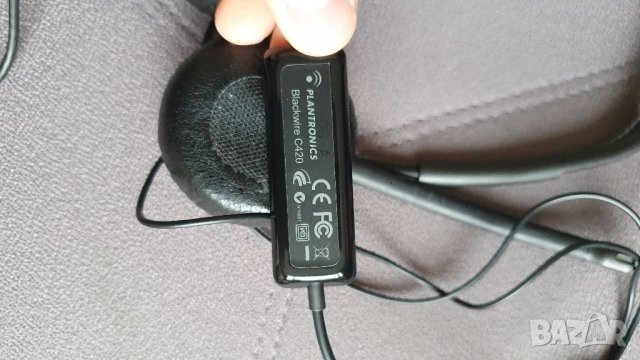 Слушалки Plantronics Blackwire C420, снимка 4 - Слушалки и портативни колонки - 36831600