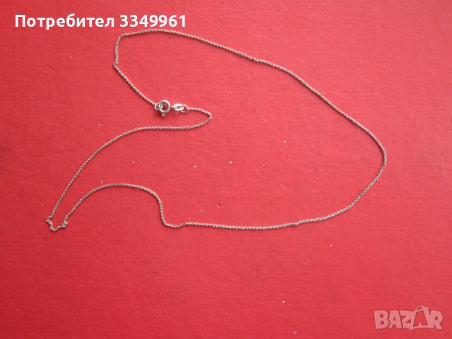 Страхотно  сребърно колие верижка 835 проба 5, снимка 5 - Колиета, медальони, синджири - 36700733