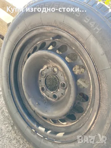Гума с джанта от Мерцедес 124 комби, снимка 5 - Части - 48021333