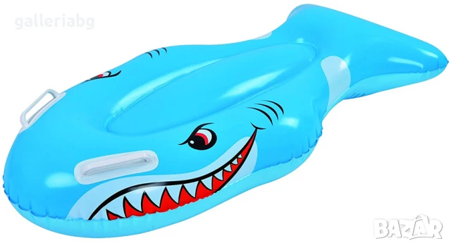 Надуваем сърф акула с дръжки – 100×54 см