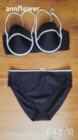 Голям бански черно и бяло, снимка 10 - Бански костюми - 33579131