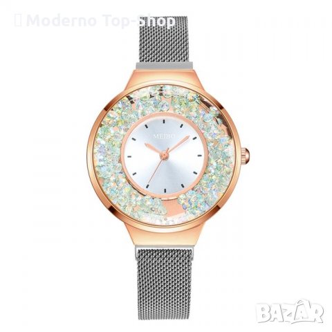 Дамски часовник с магнитна верижка., снимка 2 - Дамски - 34203123