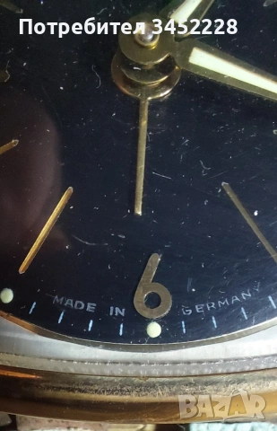 часовник механичен Германия за ценители , снимка 3 - Антикварни и старинни предмети - 53304087