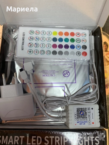 Smart LED Лента 10 метра / Лед лента с дистанционно, снимка 2 - Лед осветление - 52246406