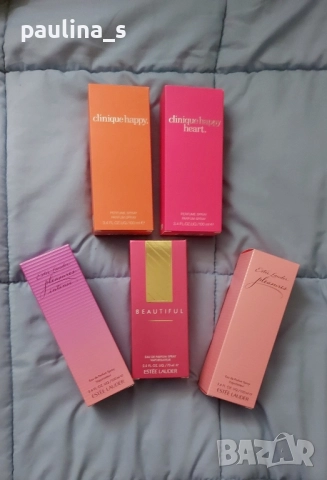 Дамски парфюми на Clinique и Estee Lauder Happy, Beautiful, Pleasures / 100ml EDP , снимка 2 - Дамски парфюми - 44385135