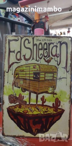 Ed Sheeran-11 June 2014-метална табела(плакет), снимка 2 - Китари - 43791625