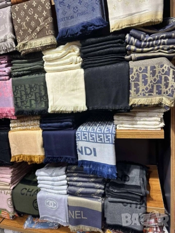 шалове christian dior fendi louis vuitton , снимка 5 - Шалове - 51700003