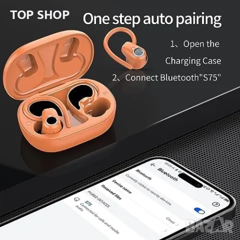Нови OYIB Безжични Слушалки Bluetooth 5.3, IP7, 50H Игра, Намаляване на Шума, снимка 3 - Bluetooth слушалки - 49444816