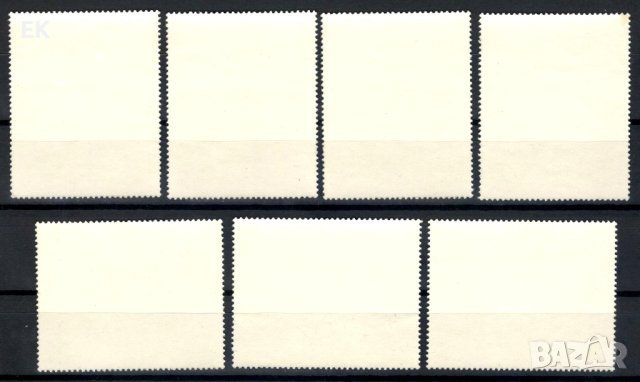 Парагвай, 1971 г. - чиста серия, изкуство, лов, 1*39, снимка 2 - Филателия - 43611289