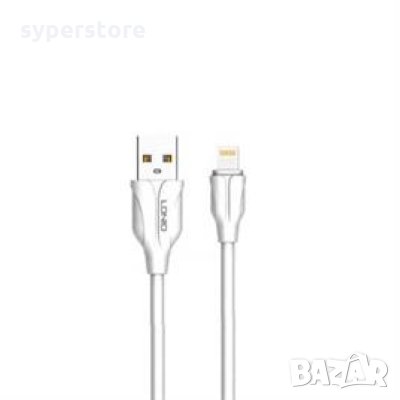 Кабел Lightning към USB за iPhone 5, 6, 7, 10 X 11 LdNio LS362 - 2м. iPad 4 & iPad Mini бял, снимка 1 - USB кабели - 35660599