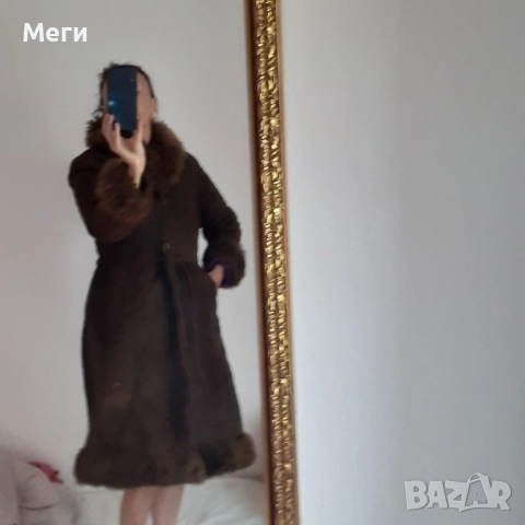 кожух от Турция,100 естествено кожа.За зимата,изклучително топьл, снимка 2 - Якета - 52401404