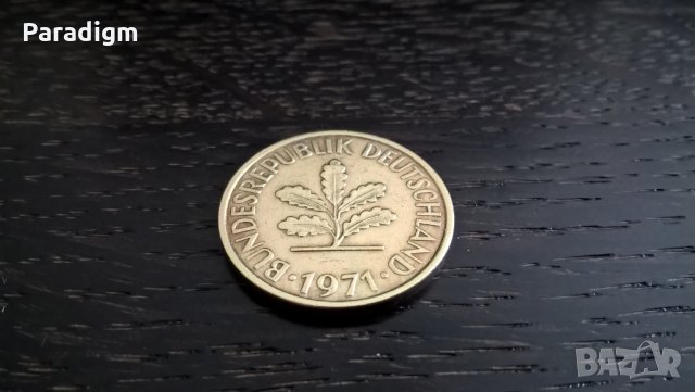 Монета - Германия - 10 пфенига | 1971г.; серия J, снимка 4 - Нумизматика и бонистика - 26404857