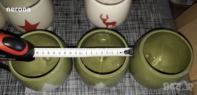 Коледни керамични кашпи, снимка 6 - Саксии и кашпи - 35081938