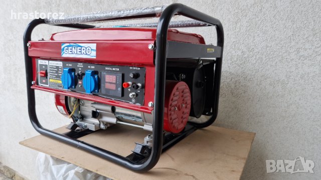 3,5 KW - ГЕНЕРАТОР за ток- 100% медни намотки- Ръчен старт , снимка 5 - Генератори - 43762602