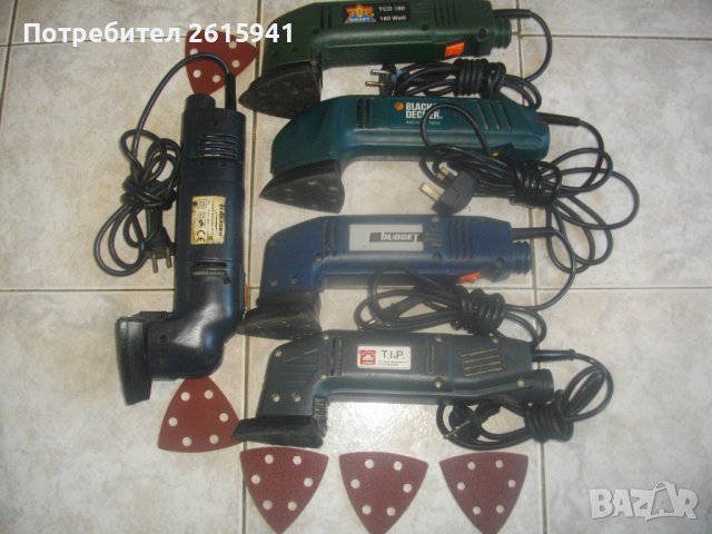 180 Вата-Делта Триъгълен Виброшлайф-90х90х90мм-Англ/Герм-Black Decker-Top Craft-HAAGER-TIP-Budget, снимка 14 - Други инструменти - 36748024