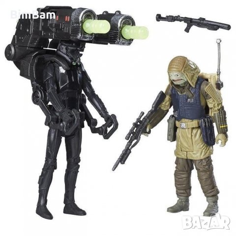 Комплект фигурки Star Wars Rogue One Death Trooper & Rebel Commando Pao Deluxe Figure , снимка 2 - Фигурки - 32731706