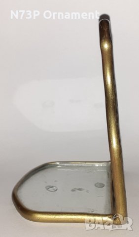 СТАР СВЕЩНИК. СТЪКЛО И БРОНЗ., снимка 2 - Колекции - 35144694