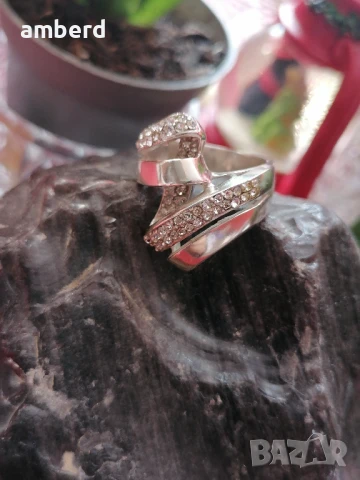 Уникален сребърен пръстен - модел R009, снимка 2 - Пръстени - 51405111