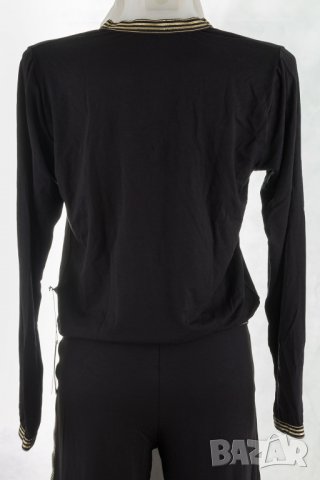 Дамска пижама с V-образно деколте в черно марка Hamana - S, снимка 7 - Пижами - 28521468