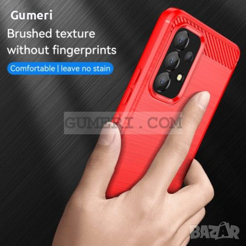 Samsung Galaxy A53 5G Противоударен Силиконов Гръб - Карбон, снимка 10 - Калъфи, кейсове - 36540732