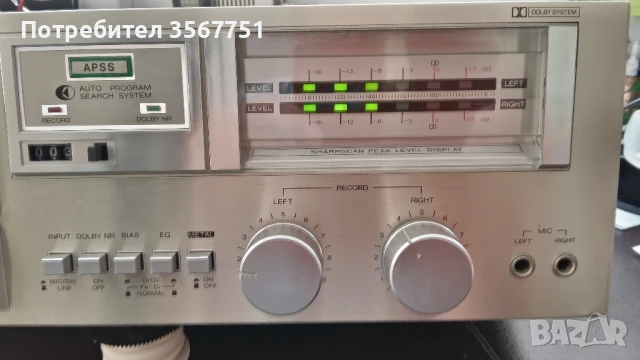   КАСЕТЕН  ДЕК SHARP-RT-30A, снимка 5 - Декове - 50953312