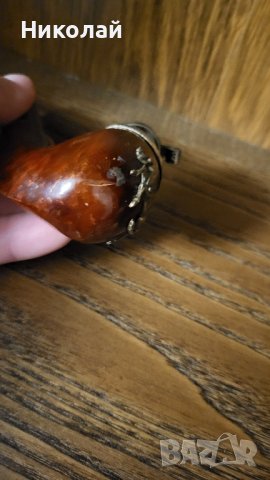Красива антична лула с апликация кон 19век., снимка 8 - Антикварни и старинни предмети - 43800610
