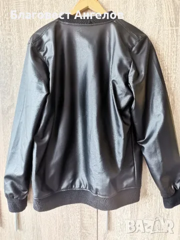 Пролет/есен  мъжко кожено яке L, снимка 2 - Якета - 49631284
