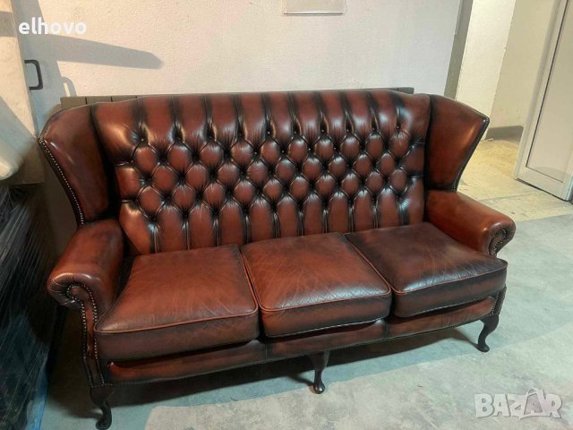 Диван 3-ка+2фотьойла стил „Честърфийлд“, снимка 17 - Дивани и мека мебел - 43326369