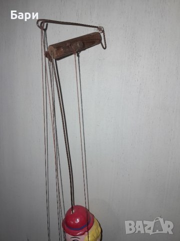 Марионетка Шмидер- Клоун от истинско дърво, ръчна изработка 3, снимка 7 - Антикварни и старинни предмети - 43820834