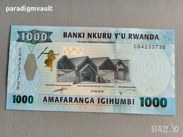 Банкнота - Руанда - 1000 франка UNC | 2019г.