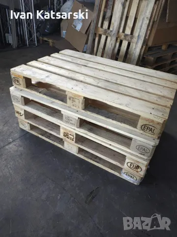 Дървен Евро палет 120х80 см, снимка 1