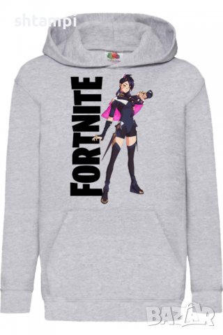 Детски Суитчър/Суитшърт Fortnite Erisa Фортнайт,Игра,Подарък,Изненада,Забавление,Рожден Ден