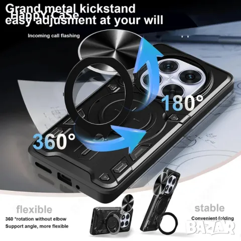 Xiaomi Redmi Note 14 Pro+ / 14 Pro / 14 / 14S / GIANT RING Удароустойчив кейс калъф гръб с пръстен, снимка 10 - Калъфи, кейсове - 48576947