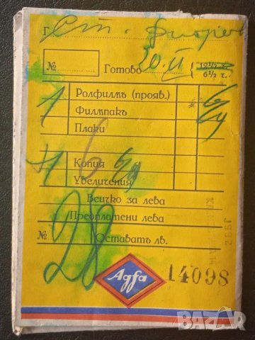 Фото Репре много стар хартиен калъф за снимки с реклама на AGFA, снимка 3 - Колекции - 43060242