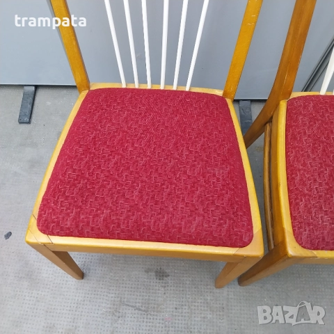 НАЙ ДОБРАТА ОФЕРТА Дизайнерски винтидж столове Bähre 1940/50, снимка 3 - Антикварни и старинни предмети - 52977130